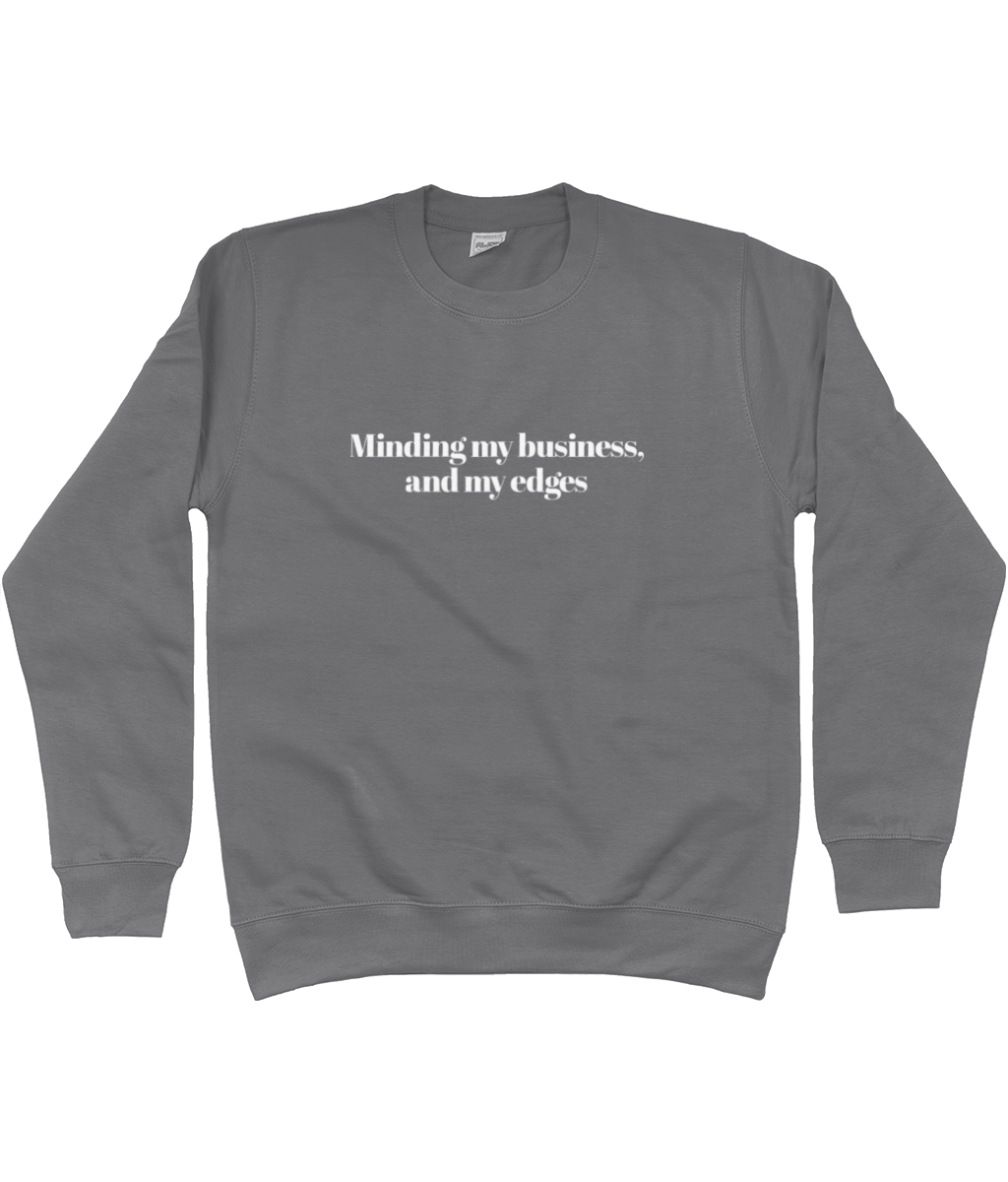 Edges Steel Grey Sweatshirt